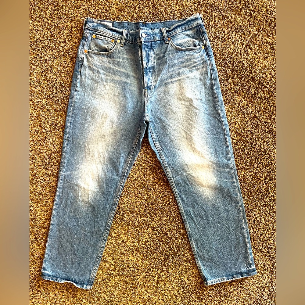 GAP Cheeky Straight High Rise, size 32/14, Gently Used